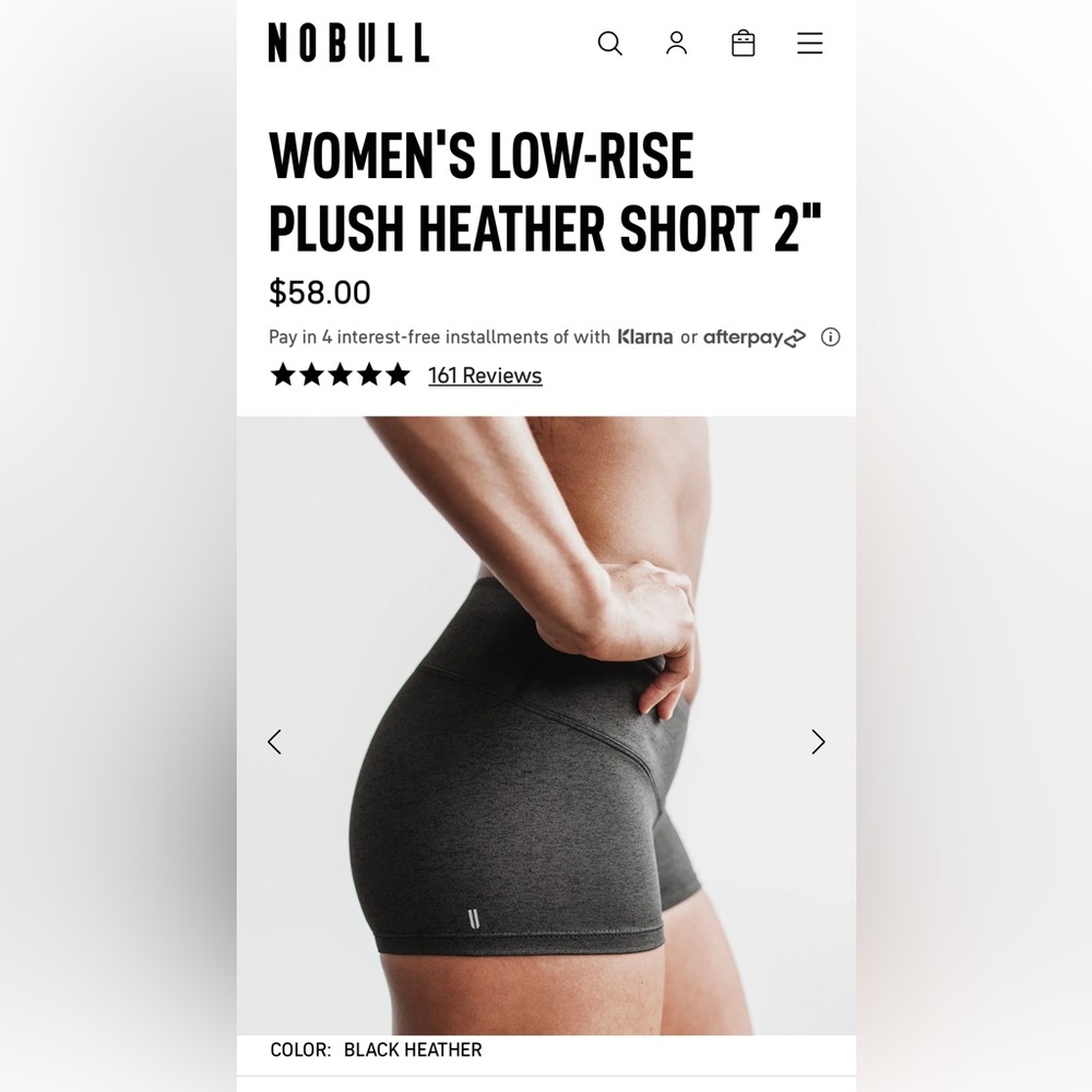 ⭐️ SOLD ⭐️ nobull biker shorts